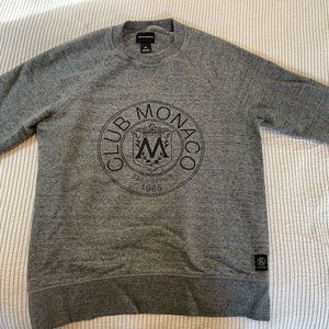 CLUB MONACO Heritage Crest Sweatshirt, women’s size small, EUC